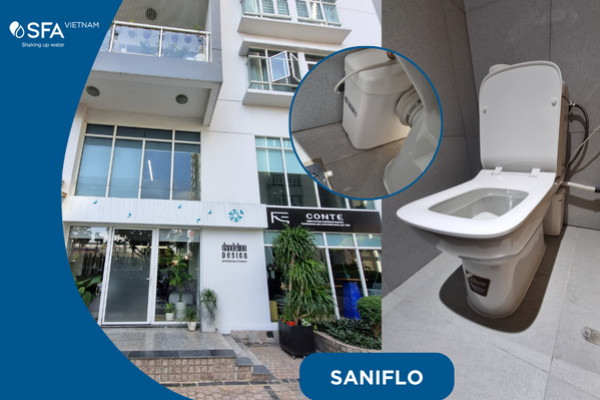 Using the SANIFLO for Additional Toilet Installation Without Drilling or Cutting the Floor