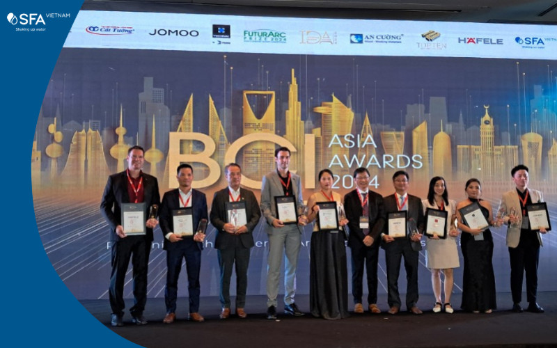 SFA Vietnam Shines at BCI Asia Awards 2024 with Innovative Sanitoilet Solution