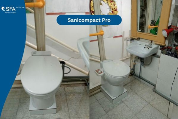 Sanicompact: The Perfect Solution for a Small, Private Toilet in District 3, HCMC