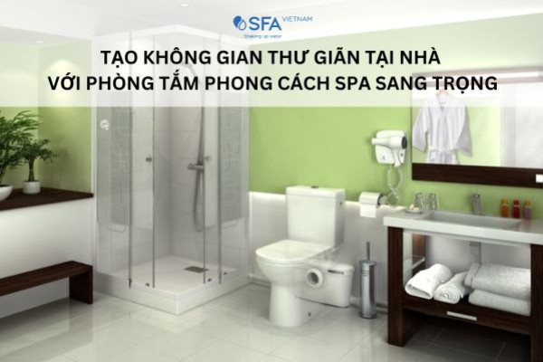 Tạo Không Gian Thư Giãn Tại Nhà Với Phòng Tắm Phong Cách Spa Sang Trọng