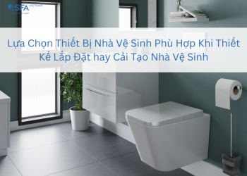 Lựa chọn thiết bị nhà vệ sinh phù hợp khi thiết kế lắp đặt hay cải tạo nhà vệ sinh