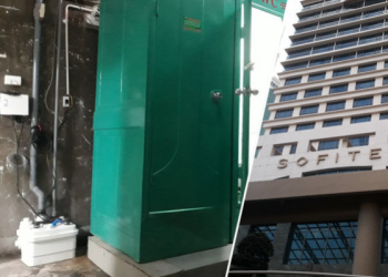 SANICUBIC 1 WP - Revolutionizing Temporary Toilet Facilities in a Renowned Hotel