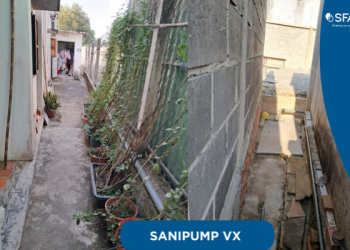 Máy Bơm Chìm Sanipump VX: Vượt Qua Thách Thức Thoát Nước Thấp