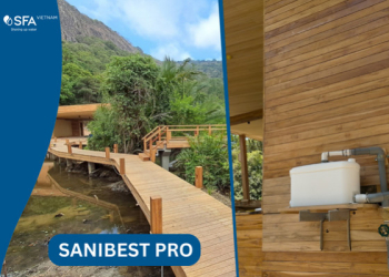 Sanibest Pro - Effective Wastewater Pumping Solution for the Premium YOGA Area at Six Senses