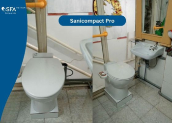 Sanicompact: The Perfect Solution for a Small, Private Toilet in District 3, HCMC